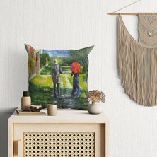 Abat Home Dekoratif, Modern Dijital Baskılı Süet Kırlent Kılıfı (Koltuk Yastık Kılıfı)  40 x 40