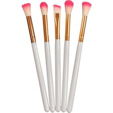 Die Grup Profesyonel 5'li Makyaj Fırça Seti Beyaz