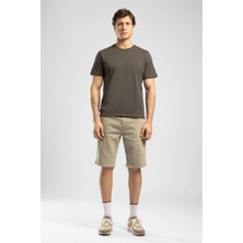 Lee Cooper Lonceso Erkek Slim Tapered Fit Şort Yeşil