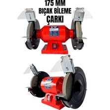 PremiumPort Profesyonel Çark Motoru ile Zımpara ve Bıçak Bileme Makinesi 175 mm