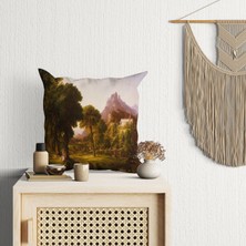 Abat Home Dekoratif, Modern Dijital Baskılı Süet Kırlent Kılıfı (Koltuk Yastık Kılıfı)  40 x 40
