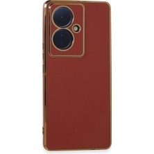 Ergün Collection Vivo V29 Lite Kılıf Volet  - Kırmızı