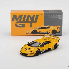 Mını Gt Lamborghini Lb-Silhouette Works Murcıelago Gt Evo - Sarı 1/64 Model Araba - 1135