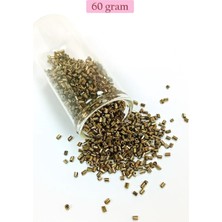 Die Grup Kesme Cam Boncuk 2mm - 60 Gram - Metalik Sarı - BNC390