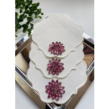 Elçiçek Homedecor Sunum Peçete,kokteyl Peçete,kahve Yanı Sunum Peçete 3 Adet