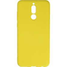 Ergün Collection Huawei Mate 10 Lite Kılıf Nano Içi Kadife  - Sarı