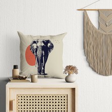 Abat Home Dekoratif, Modern Dijital Baskılı Süet Kırlent Kılıfı (Koltuk Yastık Kılıfı)  40 x 40