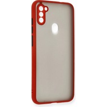 Ergün Collection  Galaxy A11 Kılıf Montreal  Kapak - Kırmızı
