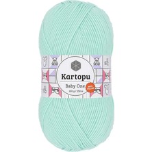 Die Grup 1 Adet Baby One Tüylenmeyen El Örgü Ipi Yünü Açık Yeşil K507