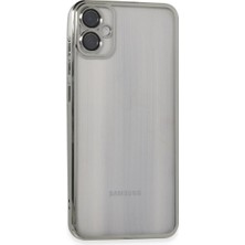 Ergün Collection  Galaxy A05 Kılıf  Lensli  - Gümüş