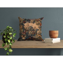 Abat Home Dekoratif, Modern Dijital Baskılı Süet Kırlent Kılıfı (Koltuk Yastık Kılıfı)  40 x 40
