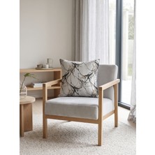 Ravello Home Premium Özel Seri Chal Desen Jakarlı Çift Taraflı Kırlent Kılıfı