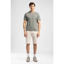 Lee Cooper Lonceso Erkek Slim Tapered Fit Şort Beyaz