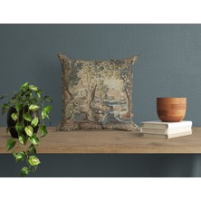 Abat Home Dekoratif, Modern Dijital Baskılı Süet Kırlent Kılıfı (Koltuk Yastık Kılıfı)  40 x 40