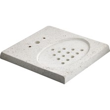 Colortap Bahçe Çeşmesi Beton Tabanı - Beyaz