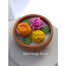 Merz Design Decor Bambu Kasede %100 Doğal Vegan Soya Wax Çiçek Bahçesi