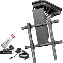 Gaman Yeni Nesil Uzaktan Kumandalı Elektrıklı Motorlu Akıllı Tavan Tv Askı Aparatı (50-90 Inç)