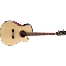 Cort Gamedxlhop Elektro Akustik Gitar Solak Grand Auditorium Kasa