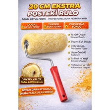 Nalbur Diyarı 20 cm Ekstra Posteki Boya Rulosu – Koyun Postundan Üretilmiş | Profesyonel Kalite