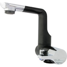Universal Comet Musluk Arona Mixer Siyah Küçük Döner - Katlanır (Sıcak - Soğuk)