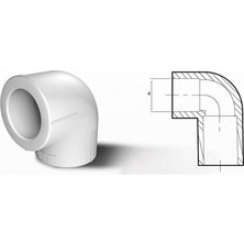 Fırat 40 mm Pprc Dirsek 40X90