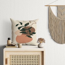 Abat Home Dekoratif, Modern Dijital Baskılı Süet Kırlent Kılıfı (Koltuk Yastık Kılıfı)  40 x 40