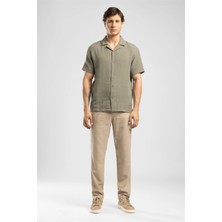 Lee Cooper Zarse 2 Erkek Regular Tapered Fit Pantolon Beyaz
