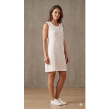 Çift Kaplan Kolsuz Gecelik 7109