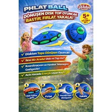 Trust Store Phlat Ball Dönüşen Disk Top Oyuncak Bastır Fırlat Yakala Eğlence Seti