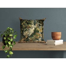 Abat Home Dekoratif, Modern Dijital Baskılı Süet Kırlent Kılıfı (Koltuk Yastık Kılıfı)  40 x 40