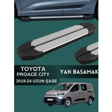 Yerli Toyota Proace Cıty 2019-2024 Model ve Üzeri Uzun Şase Uyumlu Araç Yan Basamak
