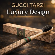 NIXCON Gucci Tarzı Lüks Tasarım Diş Fırçası Soft Kıl Premium Desenli