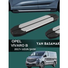 Yerli Opel Vivaro B 2017 Model ve Üzeri Uzun Şase Uyumlu Araç Yan Basamak