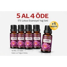Harmoni Lotus Esansiyel Uçucu Koku 10ML Difüzör Esansı Buhurdanlık Yağı ve Oda Kokusu  5AL 4öde