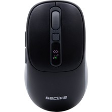 Seclife SC-400 Şarjlı Kablosuz Sessiz Mouse Siyah