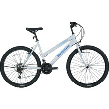 Bisan Sentiero-22 24 Jant 44 cm Kadro Beyaz Mavi Bisiklet