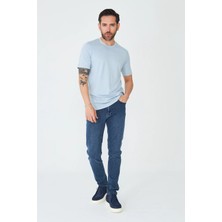 White Stone Koyu Mavi Erkek Günlük Jean Pantolon