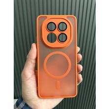 M.TK Moveteck Xiaomi Redmi Note 15 Pro 5g Kılıf Kamera Çıkıntılı Korumalı Mat Magsafe Wireless Şarj Destekli Renkli Yumuşak Kenarlı Hassas Butonlu Kapak