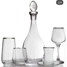 Cam Ucuzcuyuz-Avm 61 Parça 12 Kişilik Çeyiz Seti ( Gümüş Yaldiz )