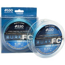 Asso Surf FC COATED Copolymer 1000mt Long Casting No Memory Blue  0.26 MM