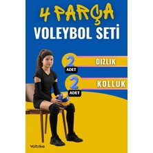 Voltrike 4 Parça Voleybol Seti- Voleybol Dizliği + Voleybol Elliği