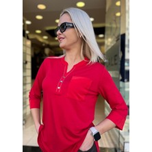 Ekol Polo Yaka Taş Cepli Triko