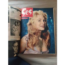 Ses Dergisi Cıldı 1961-62  Yılı  Toplamda 23 Fasikullu Cilt 1961 Yili Kasim Ayinda Baslar 1962 Yili Nisan Ayinda Son Bulur 100 Kuruşluk Fasikuller Temiz Kondisyonda