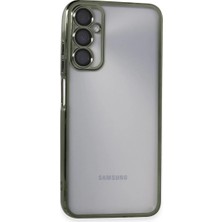 Ergün Collection  Galaxy A05S Kılıf  Lensli  - Yeşil