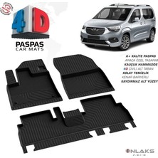 Opel Combo E 2019 Ferrous 4d Havuzlu Kauçuk Paspas
