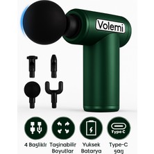 PremiumPort Yedi Renkli 6 Hız Kademeli 4 Başlıklı Şarjlı Titreşimli Masaj Aleti