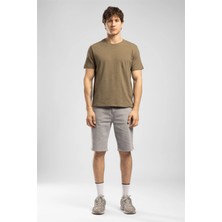 Lee Cooper Lonceso Erkek Slim Tapered Fit Şort Gri