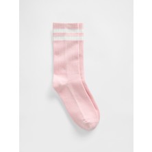Gap Erkek Pembe Varsity Crew Çorap