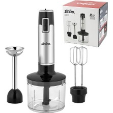 Die Grup Multi Turbo El Blender Seti Ayarlanabilir Kademe Hız 700ML Hazne SHB-3181 (5501)