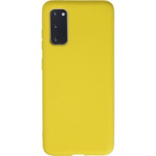 Ergün Collection  Galaxy S20 Kılıf Nano Içi Kadife  - Sarı